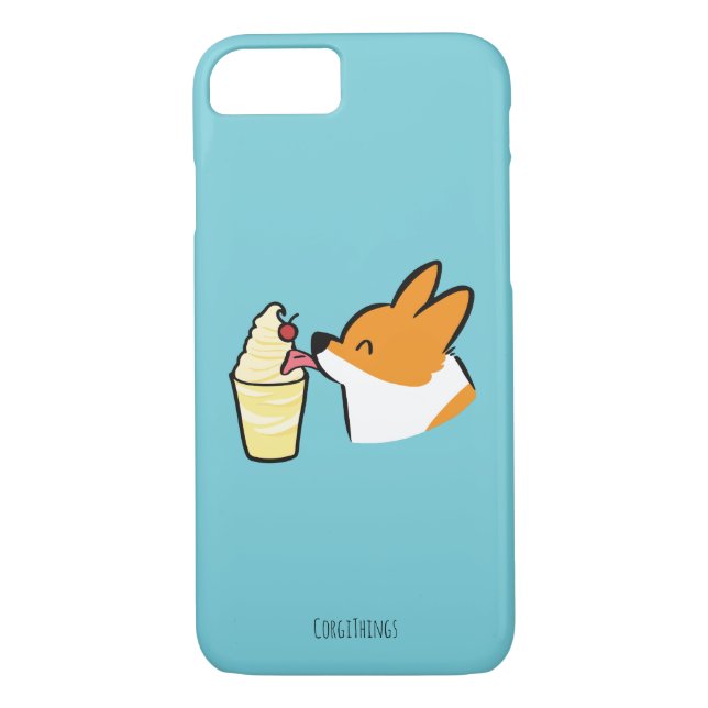 Corgi Pineapple Dole Whip Case (Secret) (Back)