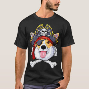 Corgi Pirate for Men Women Boys Girls Kids Dog Lov T-Shirt