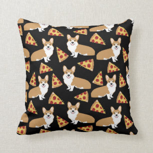 Corgi Pizza pillow