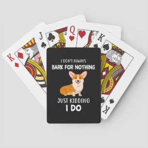 Corgi Playing Cards