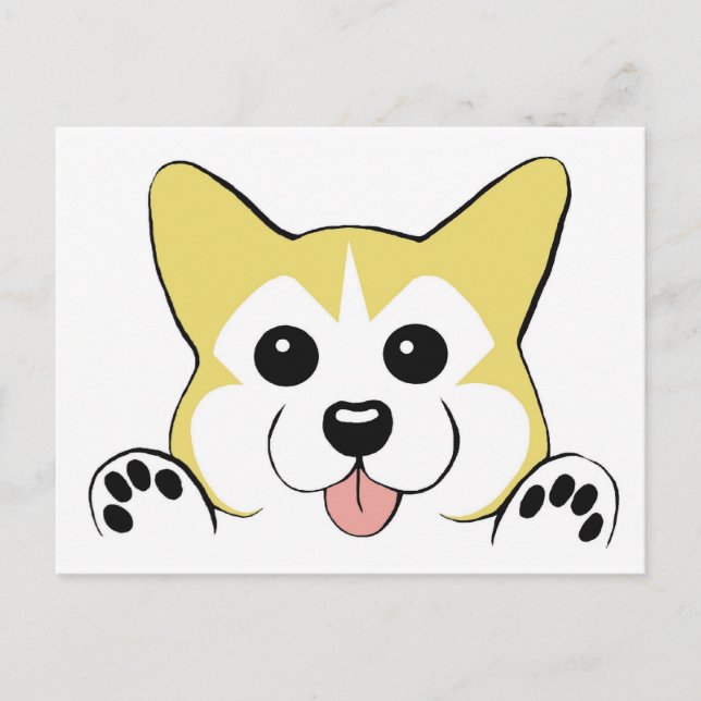Corgi Postcard (Front)