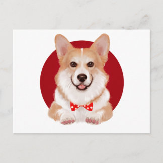 Corgi Postcard