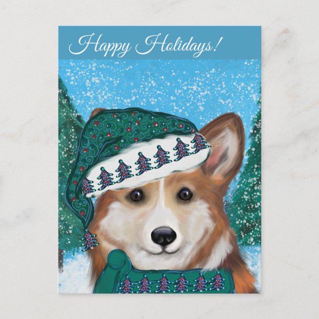 Corgi Postcard (Front)