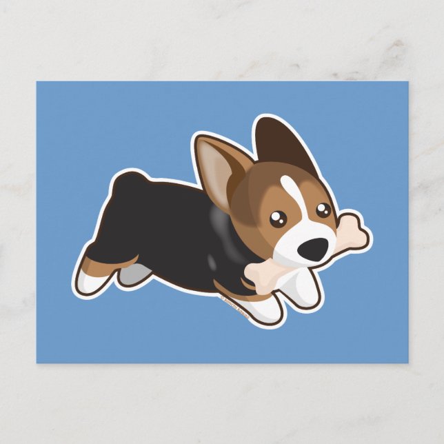 Corgi Postcard (Front)