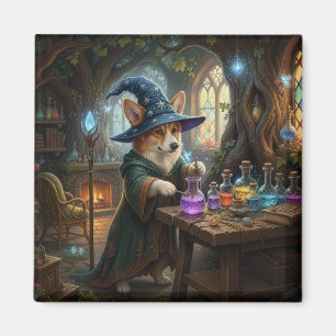 Corgi Potions Master Magnet