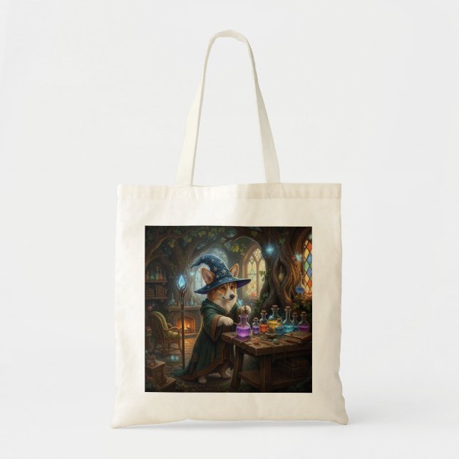 Corgi Potions Master Tote Bag (Front)