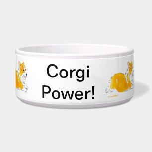 Corgi Power Dog Bowl