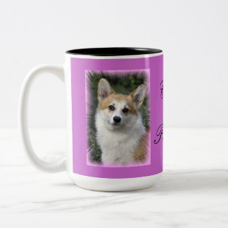 Corgi Princess Two-Tone Coffee Mug