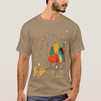 Corgi Pumpkin Tie Dye Tee Dog Lover Fall Leaves Th