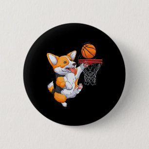 Corgi Puppy Corgi Sketll For Pet Lovers Women Men 6 Cm Round Badge