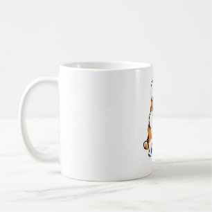 Corgi Puppy Cute Dog Lover Retro Coffee Mug