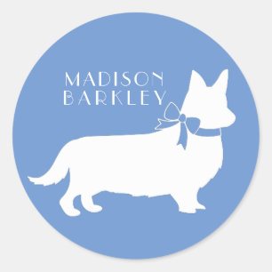 Corgi Puppy Dog Pembroke Welsh Classic Round Sticker