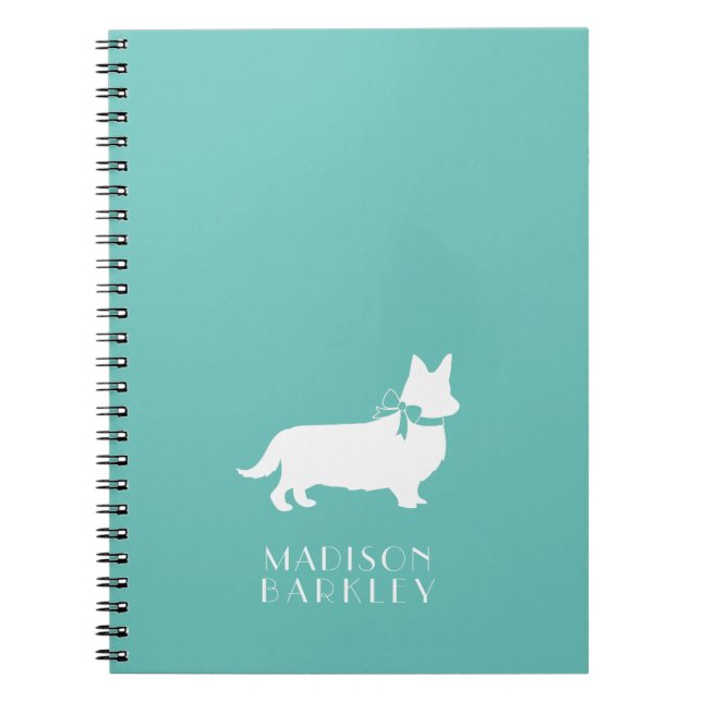 Corgi Puppy Dog Pembroke Welsh Notebook (Front)