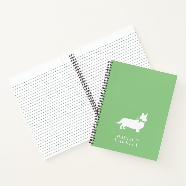 Corgi Puppy Dog Pembroke Welsh Notebook (Inside)