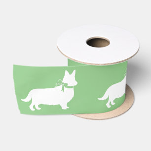 Corgi Puppy Dog Pembroke Welsh Satin Ribbon