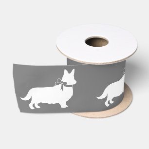 Corgi Puppy Dog Pembroke Welsh Satin Ribbon