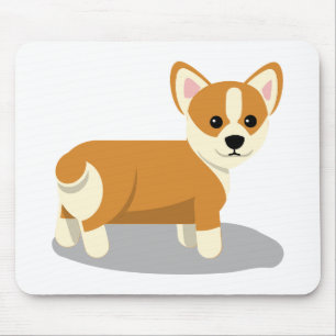 Corgi Puppy Mouse Mat