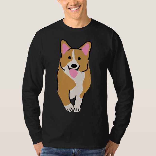 Corgi Purple  315 T-Shirt (Front)