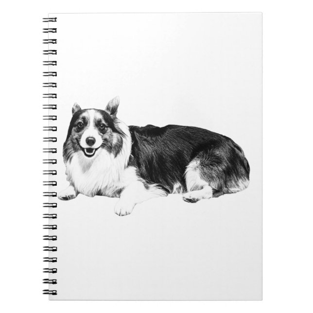 Corgi Quiet Thoughts Notebook (Front)