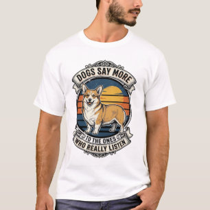 Corgi Quote Shirt Vintage Engraving Dog Lover Tee_