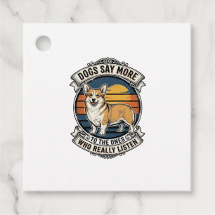 Corgi Quote Shirt Vintage Engraving Dog Lover Tee_ Favour Tags