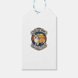 Corgi Quote Shirt Vintage Engraving Dog Lover Tee_ Gift Tags