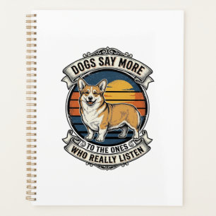 Corgi Quote Shirt Vintage Engraving Dog Lover Tee_ Planner