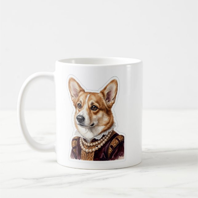 Corgi R Coffee Mug (Left)