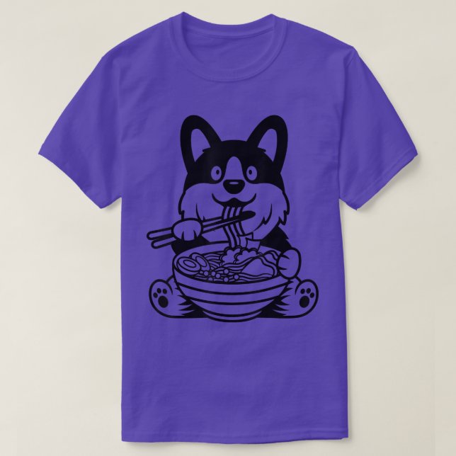 Corgi Ramen, Birthday Gifts For Dog Lovers, Funny  T-Shirt (Design Front)