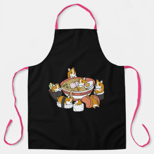 Corgi Ramen Sushi Apron