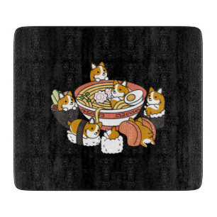 Corgi Ramen Sushi Cutting Board