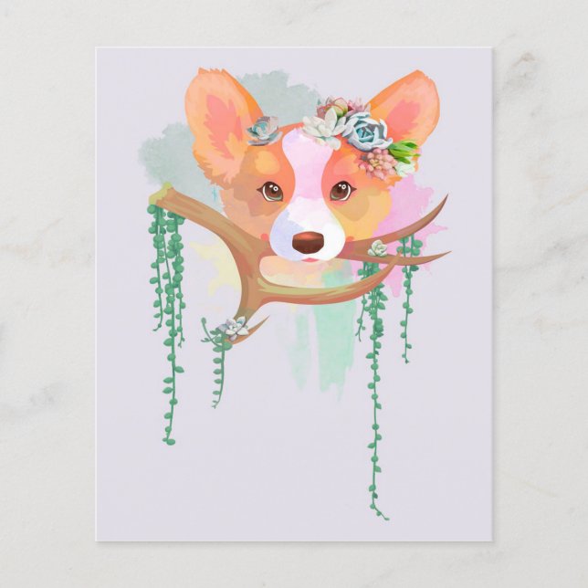 Corgi Recipe Card (Front)