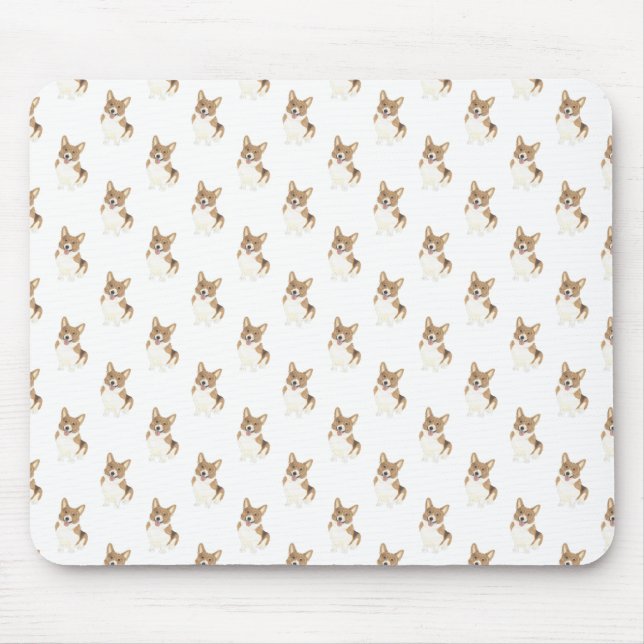 Corgi (Red) Mouse Mat (Front)