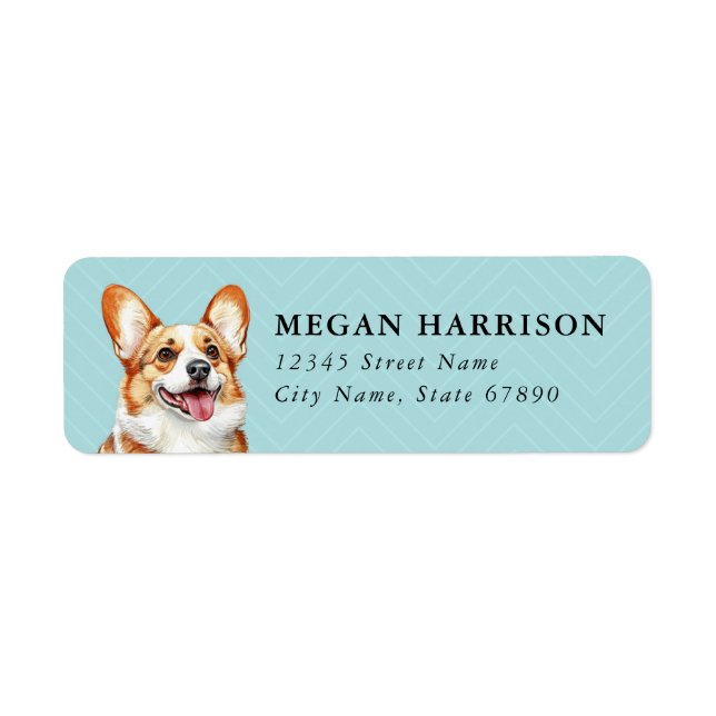 Corgi Return Address Label (Front)
