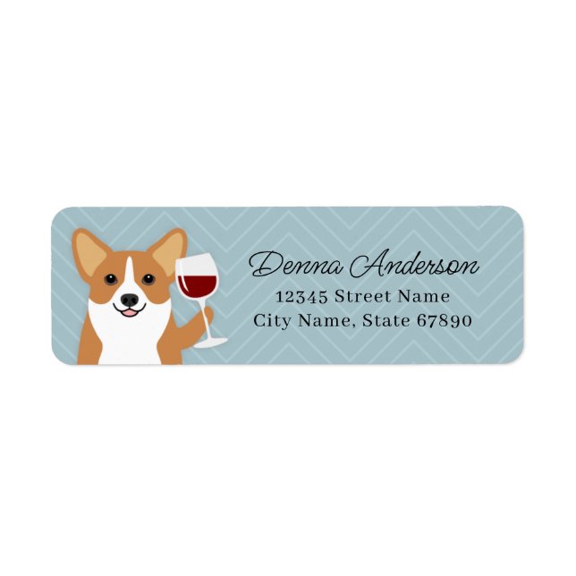 Corgi Return Address Labels (Front)