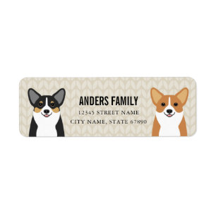 Corgi Return Address Labels