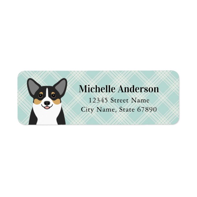Corgi Return Address Labels (Front)