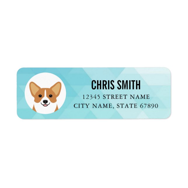 Corgi Return Address Labels (Front)