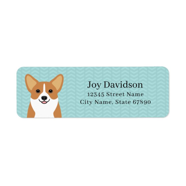 Corgi Return Address Labels (Front)