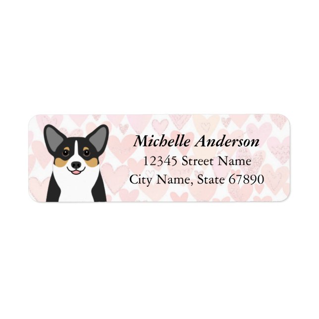 Corgi Return Address Labels (Front)