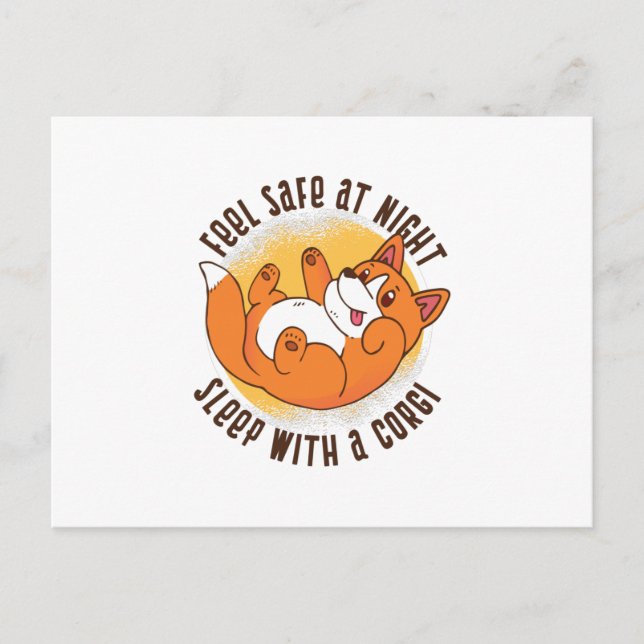 Corgi Ruff Postcard (Front)