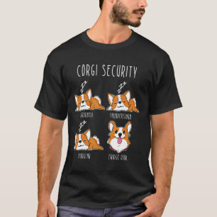 Corgi Security Corgi Dog Humour T-Shirt