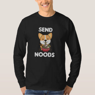 Corgi Send Noods Ramen Cute Kawaii Dogs T-Shirt