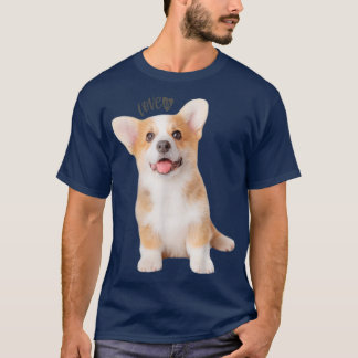 Corgi Shirt Love Is Dog Mom Dad Tee Puppy Pet Wome