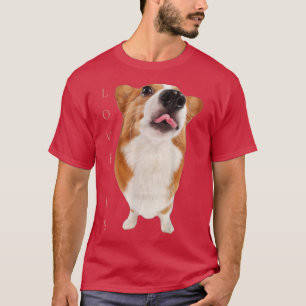 Corgi Shirt Love Is Dog Mum Dad Tee Puppy Pet Wome