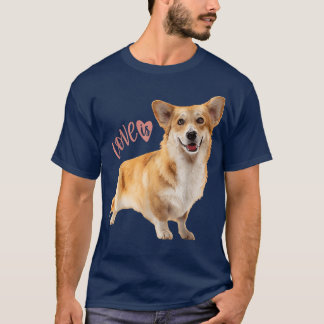 Corgi Shirt Love Is Dog Mum Dad Tee Puppy Pet Wome