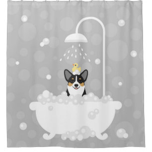 Corgi Shower Curtain