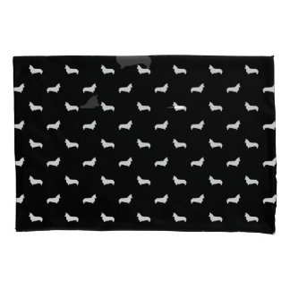Corgi Silhouette Pillow Cases - dog design
