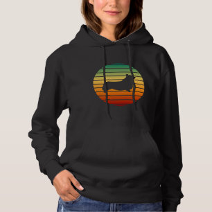 Corgi Silhouette Retro Vintage Hoodie