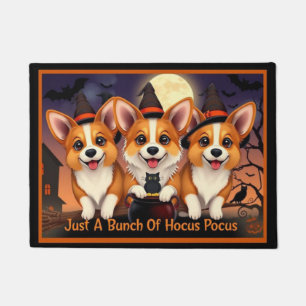 Corgi Sisters Just A Bunch Of Hocus Pocus Doormat